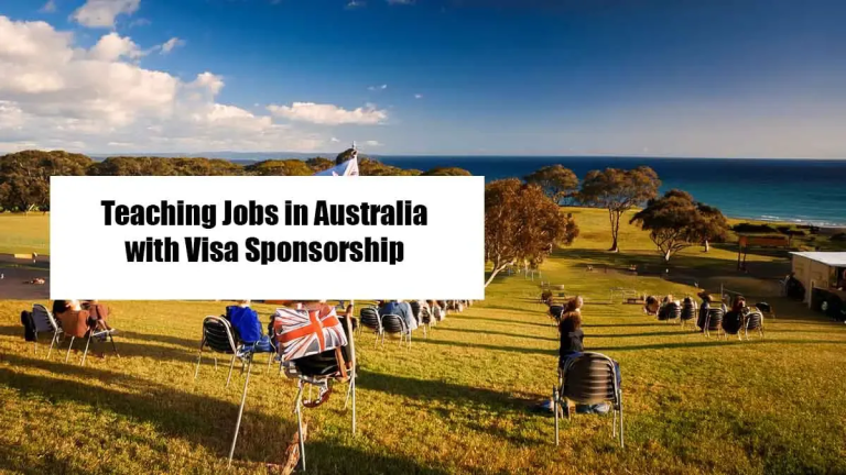Australia education jobs visa sponsorship
