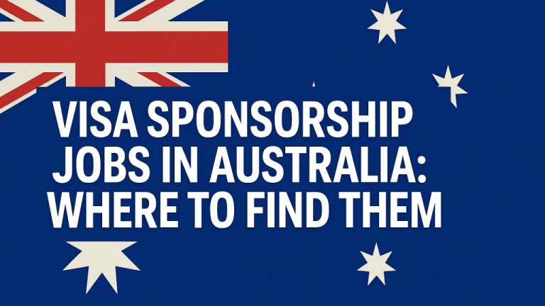 Australia jobs visa sponsorship