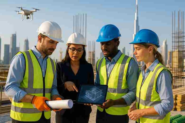 Dubai construction engineering jobs visa sponsorship