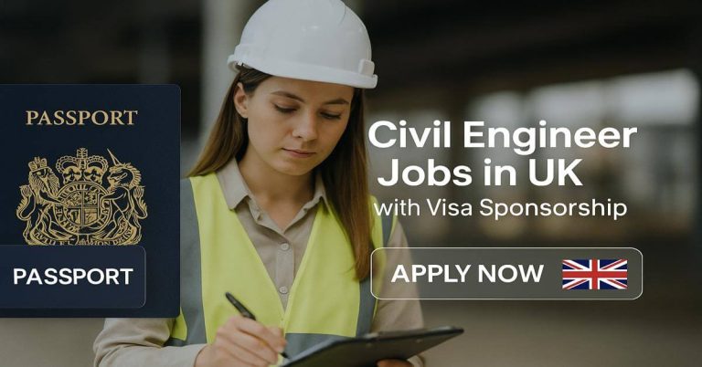 UK Civil Engineering & Infrastructure Jobs – Visa Sponsorship & £90,000 Annual Package